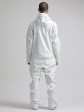 100% Polyester, 10K Waterproof. Using high quality technology to keep you dry, warm, and comfortable. Large front pant pockets solid color,YKK Zipper to keep warm.